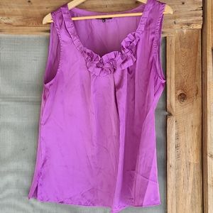 Women's purple sleeveless blouse.  Size XL.